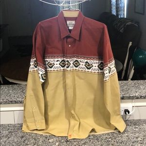 Vintage Western Button Up *Long Sleeve*